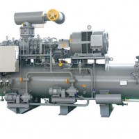 Open-Type Compound Two-Stage Screw Refrigeration Compressor Unit